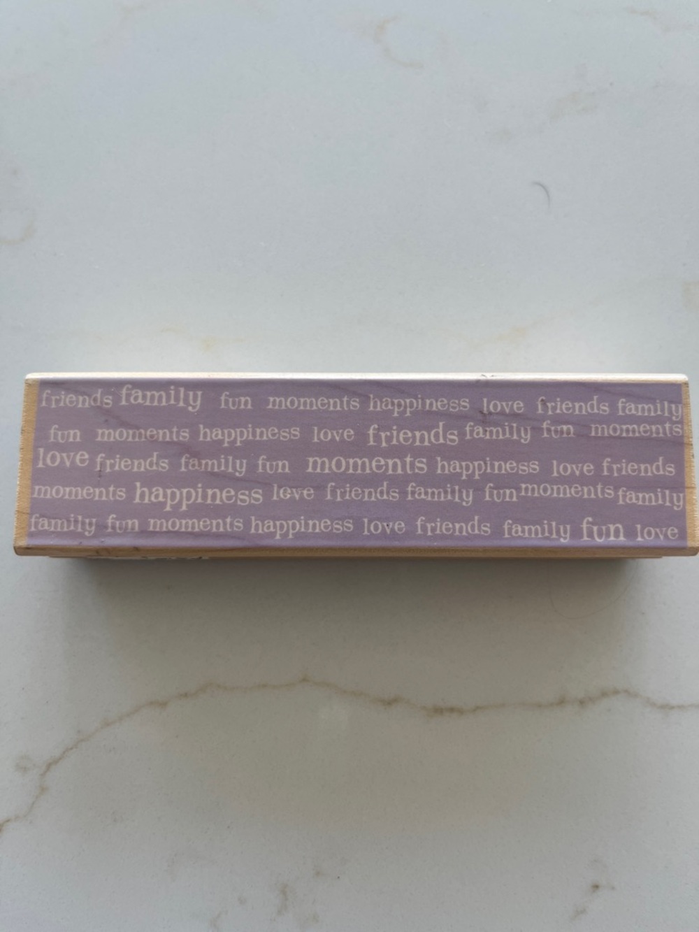 Wooden Rubber Stamp Lot - Mixed Designs and Sweet Sayings - Picture 8 of 8
